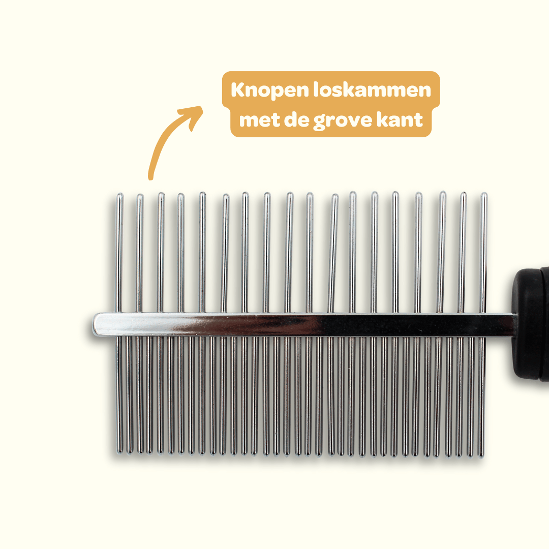 Dubbelzijdige kam