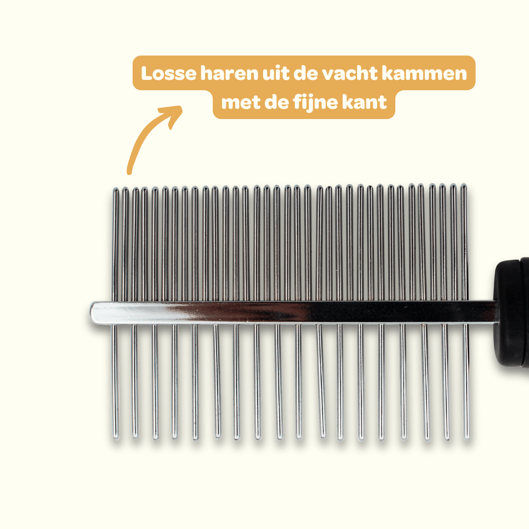 Dubbelzijdige kam
